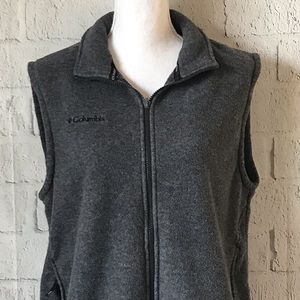 Columbia Gray Fleece Vest